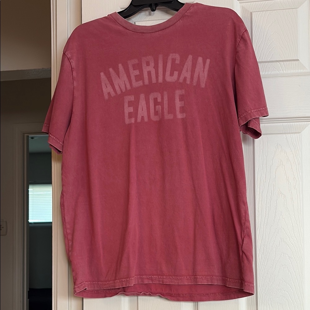 American Eagle Outfitters Women’s Burgundy T-Shirt